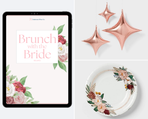 Easy Brunch with the Bride Bridal Shower cover photo collage