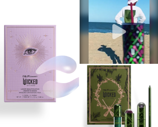 R.E.M Beauty Wicked Limited Edition Collection cover photo collage