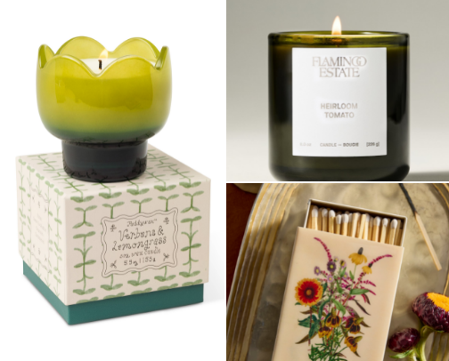 Candles and Home Fragrance cover photo collage