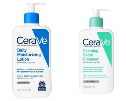Products for oily combination skin cover photo collage