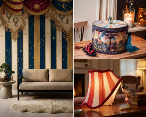 Cirque interior cover photo collage