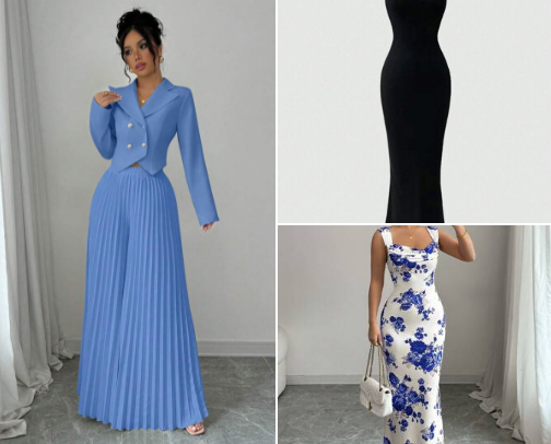 Shein women fashion cover photo collage