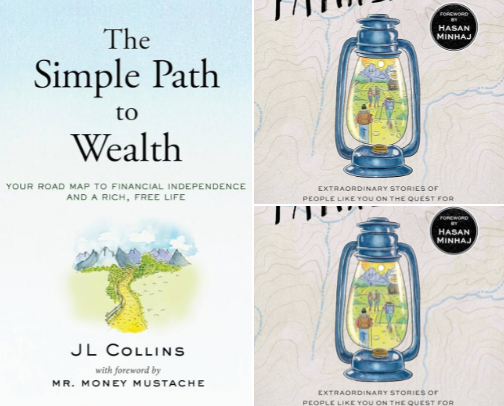 The Simple Path to Wealth: Your road map to financial independence and a rich, free life cover photo collage