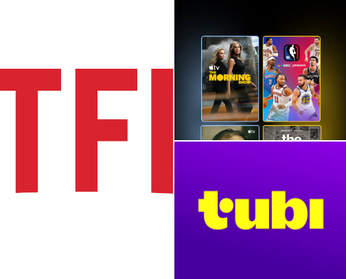 Watching/listening apps cover photo collage