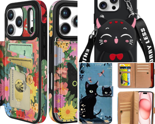 Multifunction Cat Phone Accessories 🐱 cover photo collage