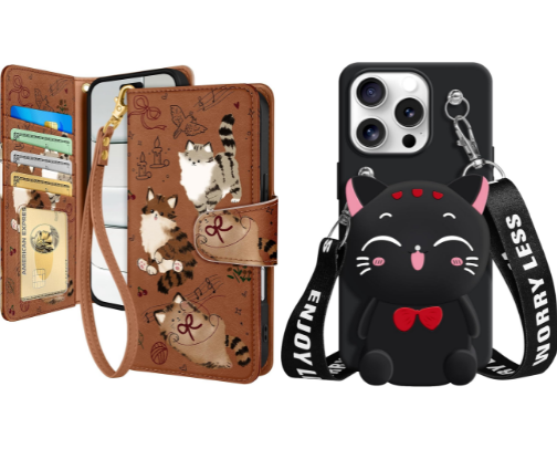 Multifunction Cat Phone Accessories 🐱 cover photo collage
