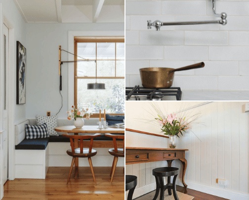 Farm house Kitchen aesthetic cover photo collage
