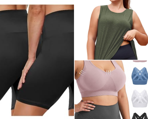 Workout clothes 💪 cover photo collage