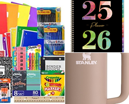 Friendly Essentials Back to School Amazon cover photo collage