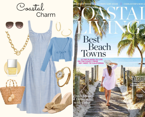 31 Coastal Summer Fashion Finds That Look Expensive cover photo collage