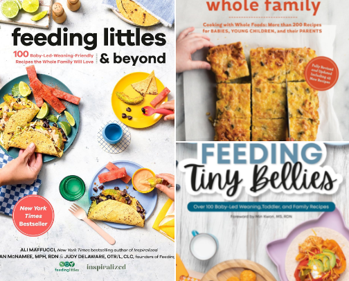 Cookbooks for your Feeding Journey cover photo collage