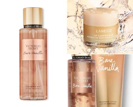 Smell like vanilla🤍 cover photo collage