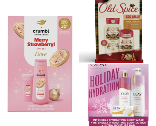 Christmas Bath/Body Gift Sets cover photo collage