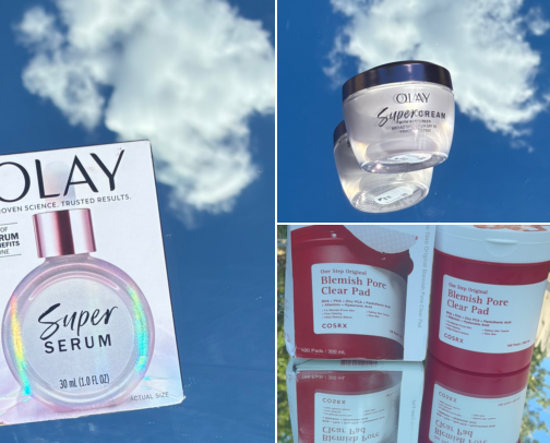 Skincare Products cover photo collage