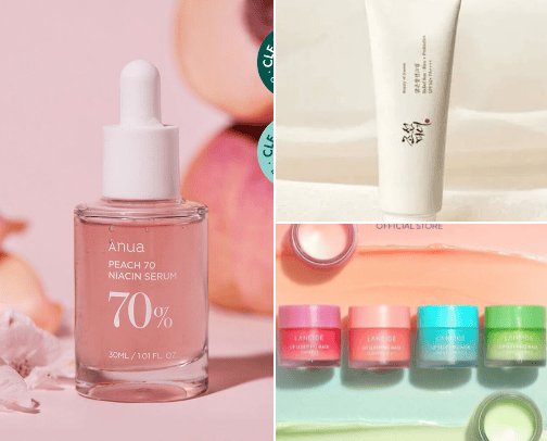 Korean Skincare Recommendations cover photo collage