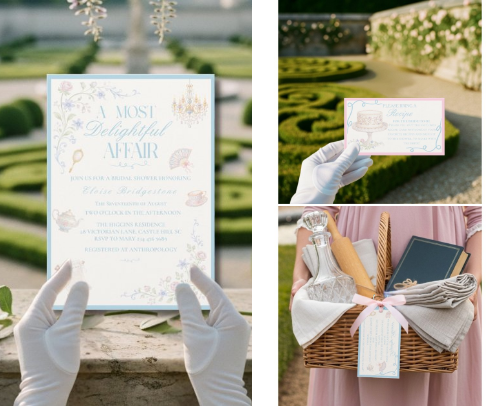 Regency Garden Bridal Shower cover photo collage