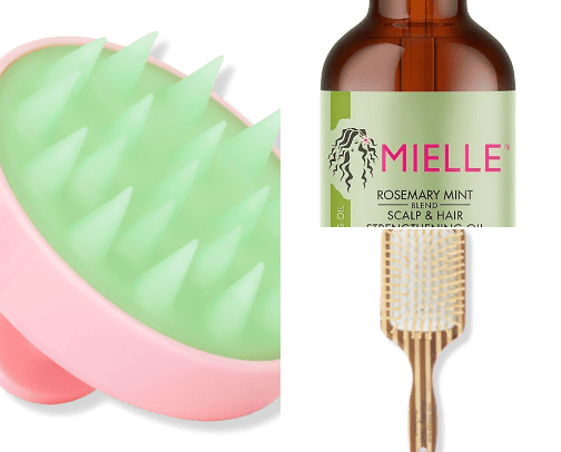 Hair care cover photo collage