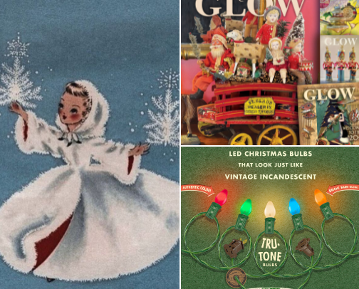 Vintage-Inspired Christmas Decor: Tree, Lights, Toppers & Holiday Finds cover photo collage