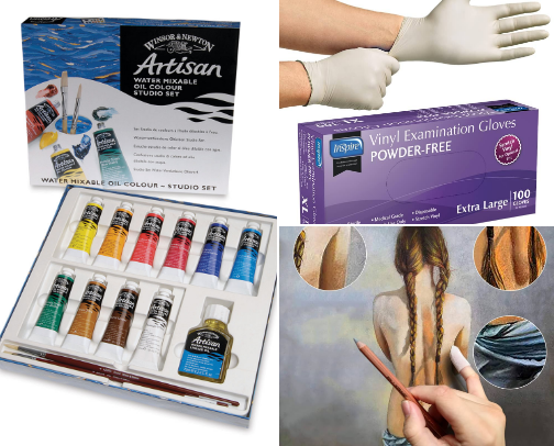 Beginner Oil Painter Must Haves cover photo collage