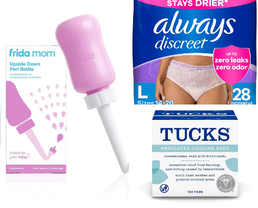 Postpartum Essentials for Recovery and Breastfeeding cover photo collage