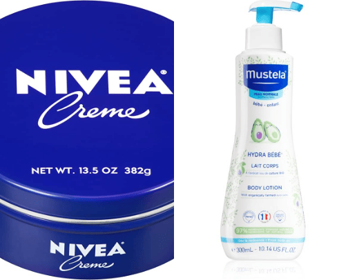 Body cream cover photo collage