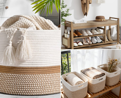 Functional and Stylish Storage Solutions I've Added To My Home cover photo collage
