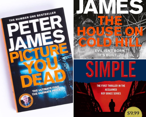 Recommended Peter James cover photo collage