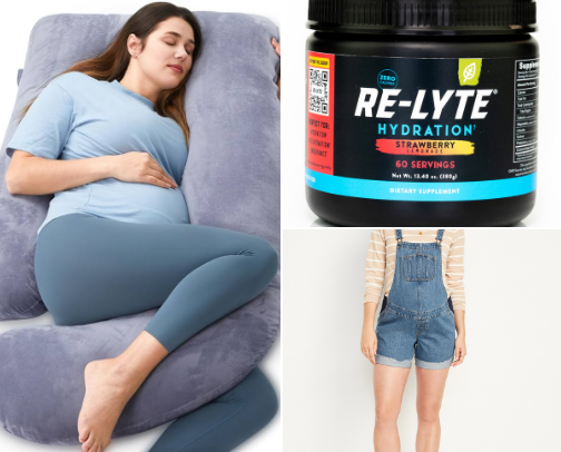 pregnancy must haves cover photo collage