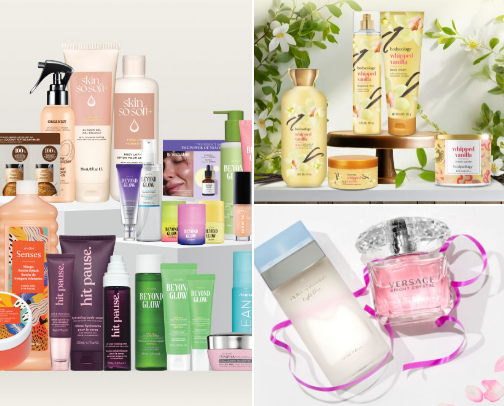 Affordable skincare,fragrances, and more! cover photo collage