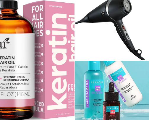 Hair products 🥹❤️!!! cover photo collage