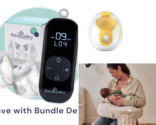 Breastfeeding must haves (FTM) cover photo collage