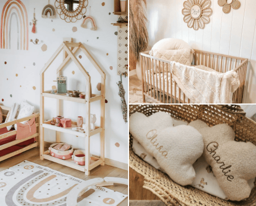 Totally Gorgeous Boho and neutral Nursery Ideas That You Need To Copy cover photo collage