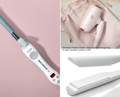Hair tools 💇🏻‍♀️🎀 cover photo collage