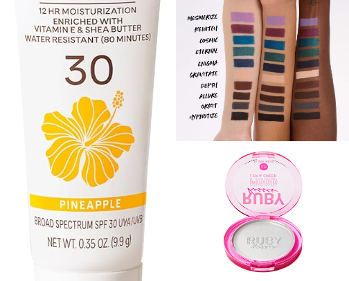 My favorite beauty recs cover photo collage