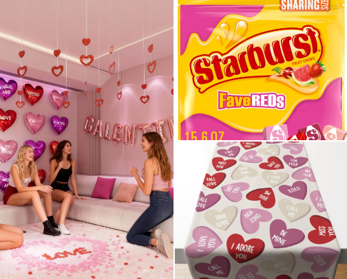 Galentines cover photo collage