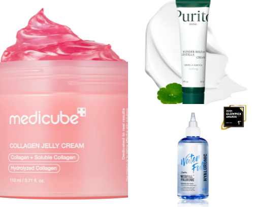 Glass Skin Routine: Korean & Clean Girl Staples✨ cover photo collage
