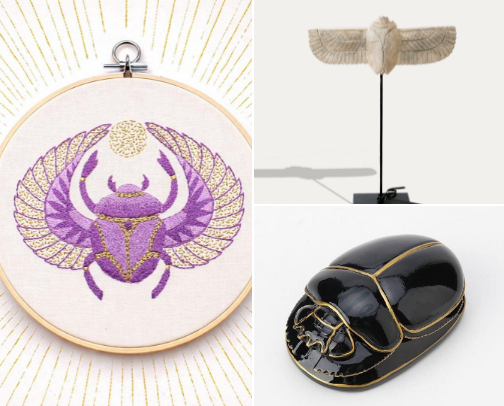 Every Scarab Is a Talisman. cover photo collage