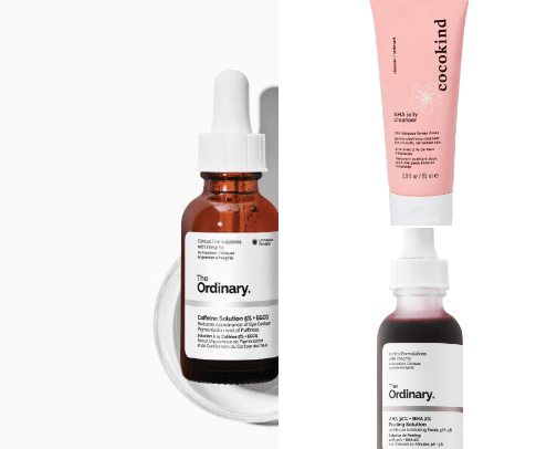 Skincare cover photo collage