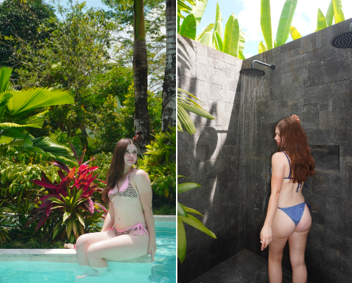 current bikinis for summer and traveling👙 cover photo collage