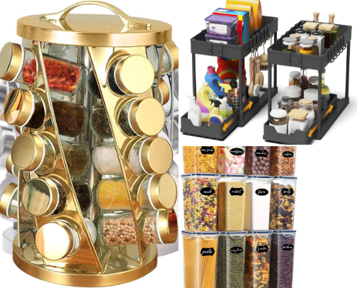 🌸 Amazon Finds para Organizar la Cocina (menos de 30 €) cover photo collage