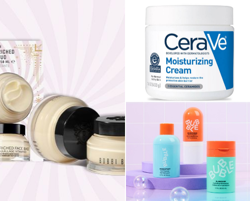 Skincare cover photo collage
