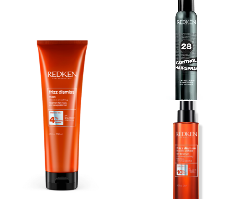 Hair leave in and treatment cover photo collage