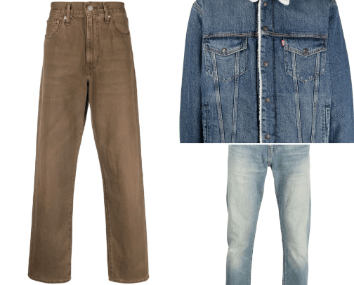 Levi's for Men cover photo collage