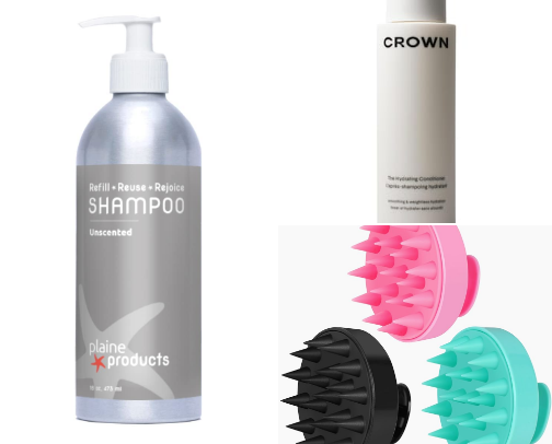 my haircare/hair essentials! cover photo collage