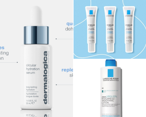 My everyday skincare products! cover photo collage