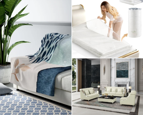 Home and furniture cover photo collage
