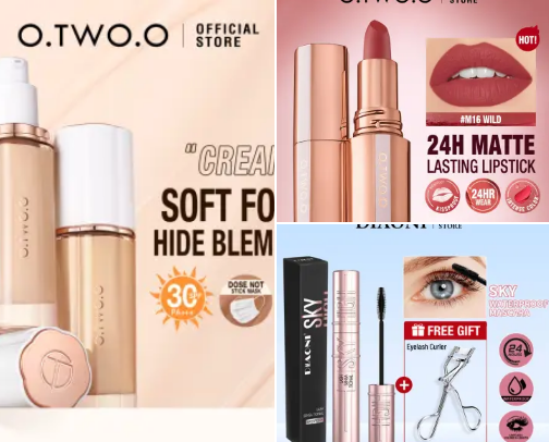 Make ups cover photo collage
