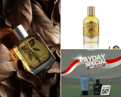 Premium Brand Fragrances cover photo collage