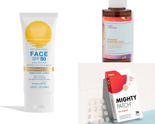 Skincare For Glow cover photo collage