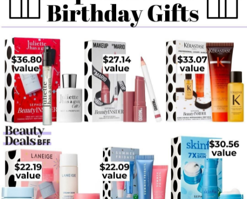 Free Sephora Birthday Gift cover photo collage